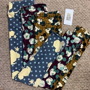 BNWT Lularoe Disney OS leggings Bundle